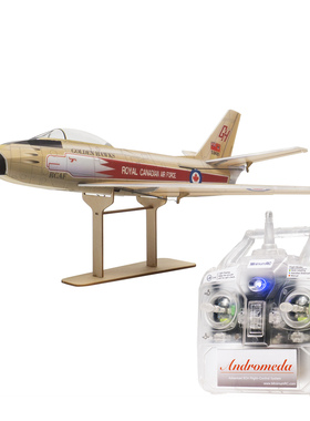 MinimumRC陀螺仪自稳F-86佩刀 30mm涵道 3通道喷气固定翼航模全套