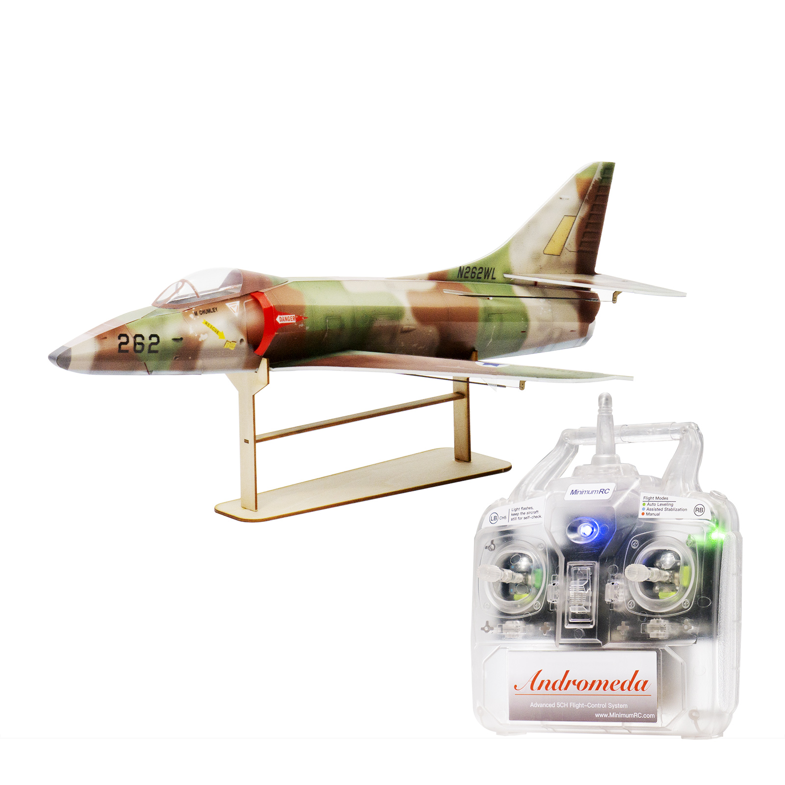 MinimumRC A4 Skyhawk 天鹰攻击机 3通道 2s 30mm涵道固定翼拼装