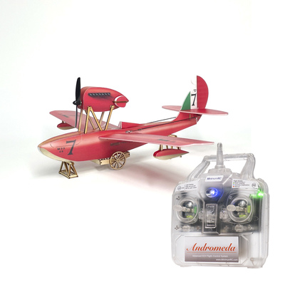 MinimumRC 陀螺仪自稳Macchi M-33 4通道飞行艇遥控固定翼全套