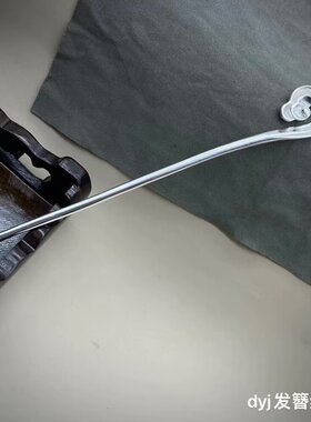 足银999古法磨砂手工发簪
