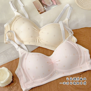 日系少女AB杯轻薄款 文胸内衣小胸聚拢无钢圈防下垂2026小清新春夏