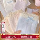 可可泡泡~5条装内裤女生7A抗菌裆2025新款纯棉女士甜美三角裤可爱