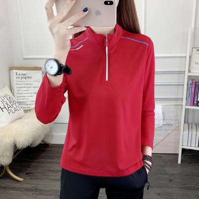 春秋男女长短袖速干衣户外运动团体上衣情侣简约速干长袖徒步短袖