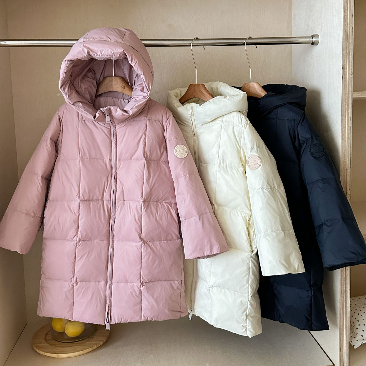 【白鸭绒极寒】女童羽绒服中长款冬季儿童加厚保暖冬装外套FMF210