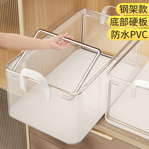 娃娃收纳桶墙放毛绒玩偶网兜公仔装儿童玩具床头透明筒神器整理箱