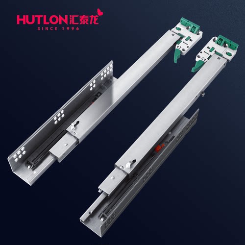 汇泰龙托底抽屉滑轨阻尼轨道