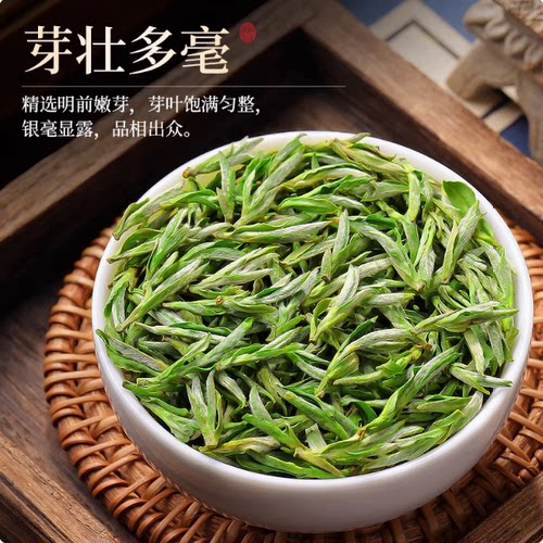 曾侯银剑 正宗湖北随州大洪山特产2026新春头采嫩芽绿茶叶贡品茶