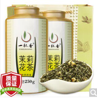 一杯香2023新茶叶茉莉花茶特级2罐共500g礼盒中秋礼品花草茶浓香属于什么档次？