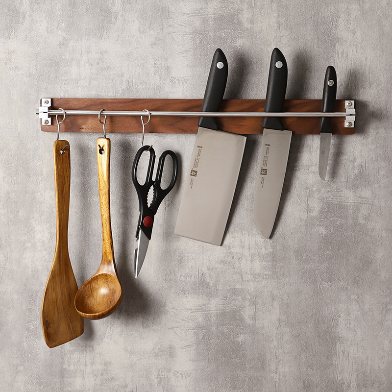 光轴刀架免打孔壁挂式厨房置物架
