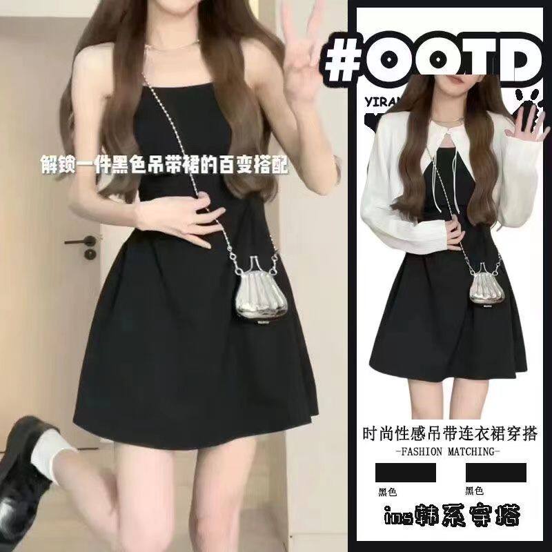 涤纶+聚酯纤维2023夏季连衣裙