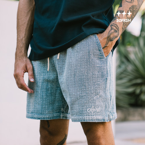 SOFRSH美式水洗牛仔短裤