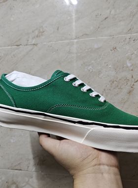 三原康裕日系小众KAMIYA MDNS余文乐联名 绿色 开口笑 帆布硫化鞋