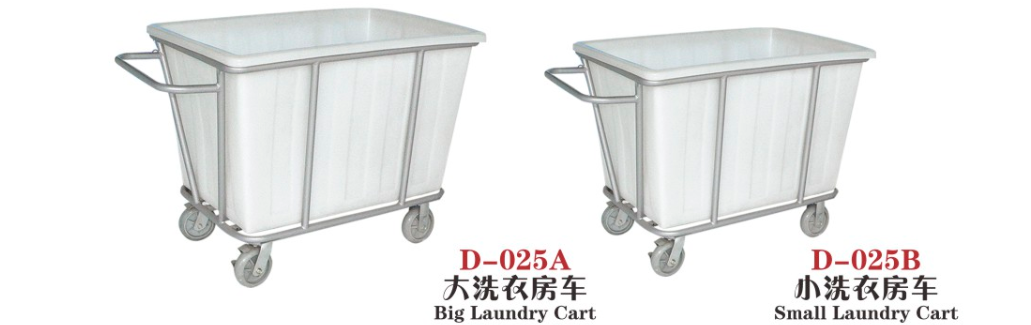 超宝酒店大小号洗衣房车大型圆管布草车手推车平板车推货车工具车