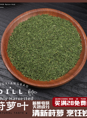 干莳萝叶碎末Dill西餐莳萝刁草萨拉米沙拉牛排青瓜烟熏三文鱼调料
