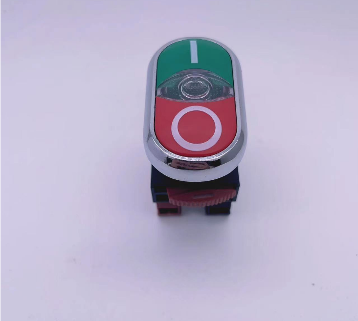 台湾贺电双位金属款按钮原装正品