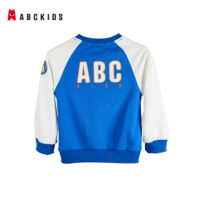 ABCKIDS童装男童卫衣春秋款男孩春季圆领套头衫儿童2023新款春装