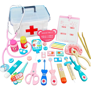 儿童过家家小医生护士套装男孩女孩听诊器打针扮演医疗箱宝宝玩具
