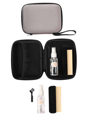 LP留声机黑胶清洁天鹅绒刷唱片清洗液/剂静电刷CD老唱片清洁套装