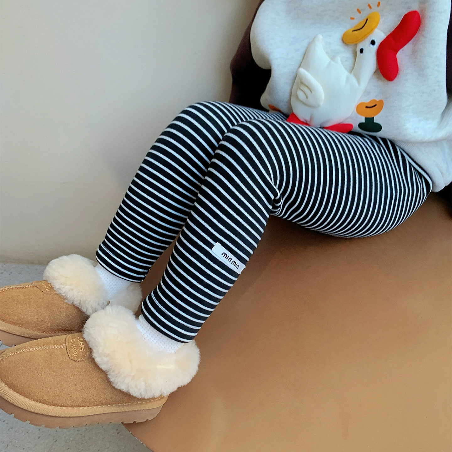 女童秋冬加绒打底裤2025新款女孩宝宝洋气保暖一体绒百搭冬装长裤,童装/婴儿装/亲子装,裤子,淘宝优惠券,粉丝福利购,淘宝优惠卷