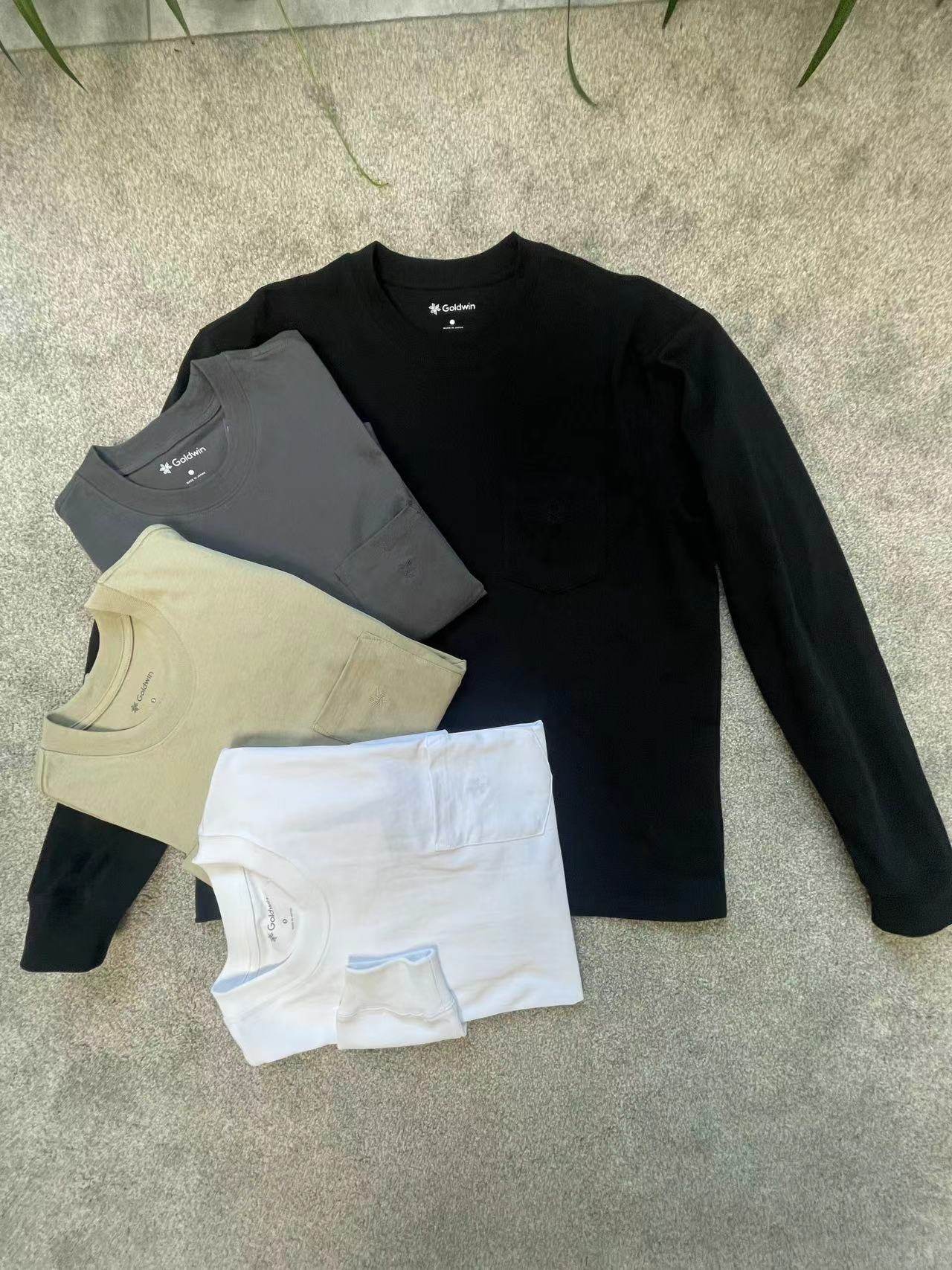 长袖户外休闲男女同款重磅棉tee