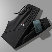 男士 冬季 加绒加厚防水户外登山裤 啄木鸟冲锋裤 子软壳防寒抓绒裤 女