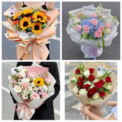向日葵玫瑰混搭花束送朋友送安康市镇坪县旬阳县白河县同城鲜花店