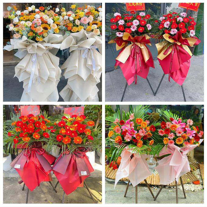 宁波市海曙江东区江北北仑区鲜花店同城配送大麦开业花篮公司乔迁