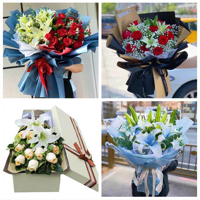 送常州市武进区溧阳市金坛区同城鲜花店订玫瑰百合送女友老婆生日