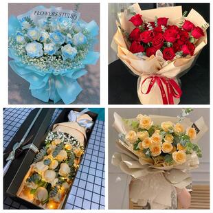 上海市浦东新区高桥北蔡合庆同城鲜花店情人节送老婆玫瑰表白女友