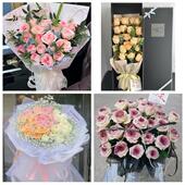 重庆万州区双河口龙都周家坝同城鲜花店情人节玫瑰花束礼盒送女友