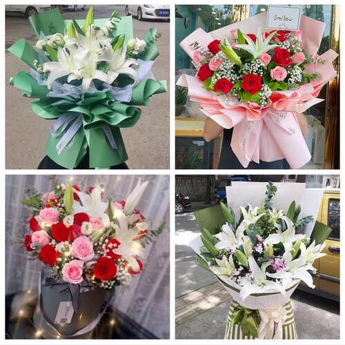 辽源市龙山西安区东丰东辽县同城鲜花店订玫瑰百合送女友老婆生日