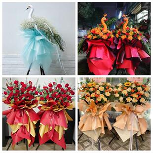 齐齐哈尔富裕克山拜泉讷河市同城鲜花店新店开业花篮公司乔迁开张