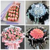 杭州市西湖滨江萧山区余杭区同城鲜花店三八玫瑰送闺蜜女朋友老婆