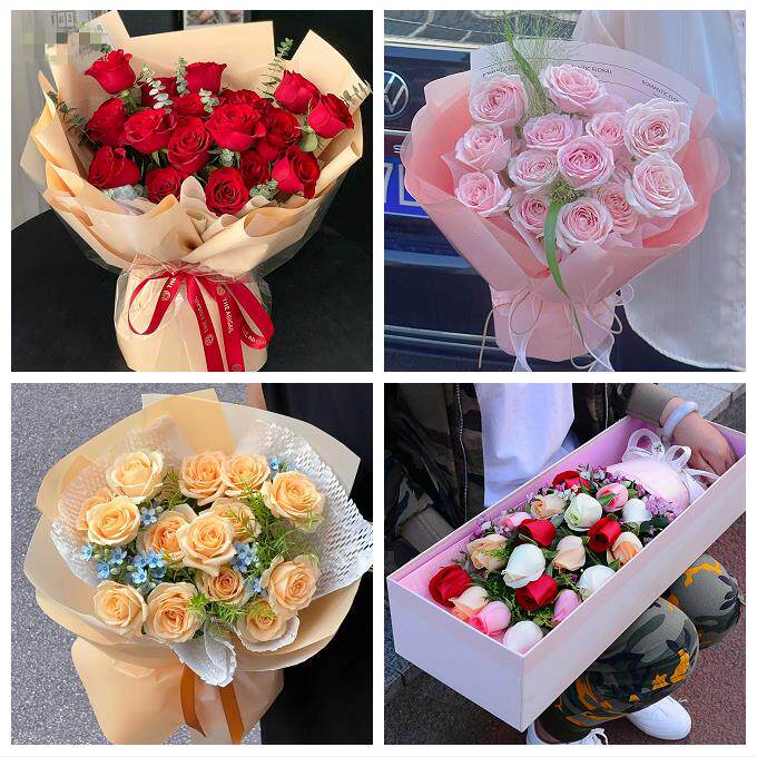 送曲靖市富源县会泽县宣威市同城鲜花店情人节送老婆玫瑰表白女友