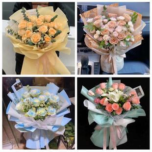 重庆市南岸北碚区綦江区大足区同城鲜花店送11朵33枝玫瑰表白女友