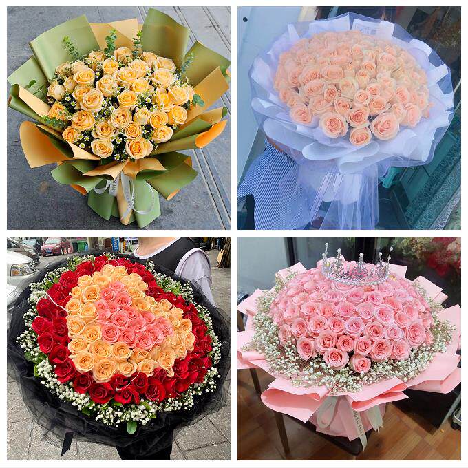 中卫市沙坡头区中宁县海原县同城鲜花店女神节玫瑰花束送老婆女友