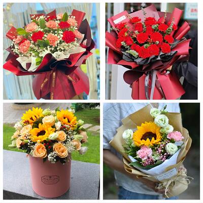 上海市浦东新区三林惠南周浦同城鲜花店38女王节康乃馨送妈妈婆婆