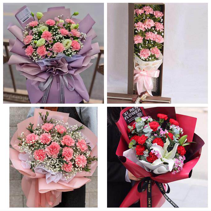 北京市大兴区兴丰林校路清源同城鲜花店订康乃馨送长辈生日看病人