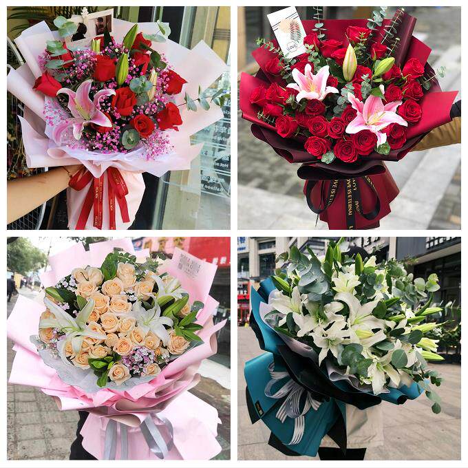 天津市东丽区金钟军粮城金桥同城鲜花店订玫瑰百合送女友老婆生日