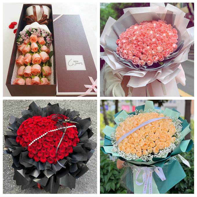 湛江市赤坎霞山区坡头麻章区同城鲜花店情人节送老婆玫瑰表白女友