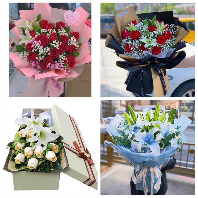 洛阳市栾川县嵩县汝阳宜阳县同城鲜花店订玫瑰百合送女友老婆生日