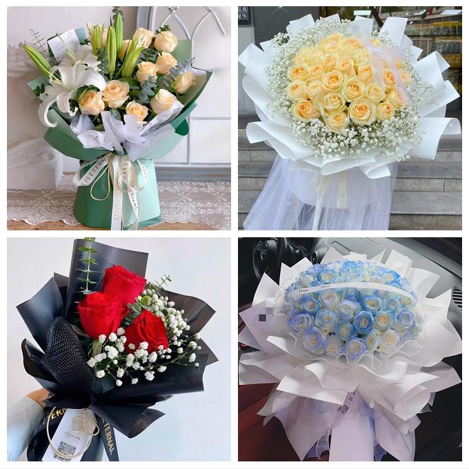 山西晋中祁县平遥灵石县介休市鲜花店同城配送女朋友情人玫瑰花束