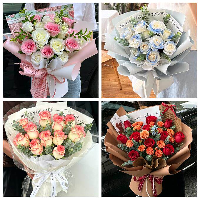 520玫瑰花束礼盒送女友辽宁锦州黑山县义县凌海北镇市同城鲜花店