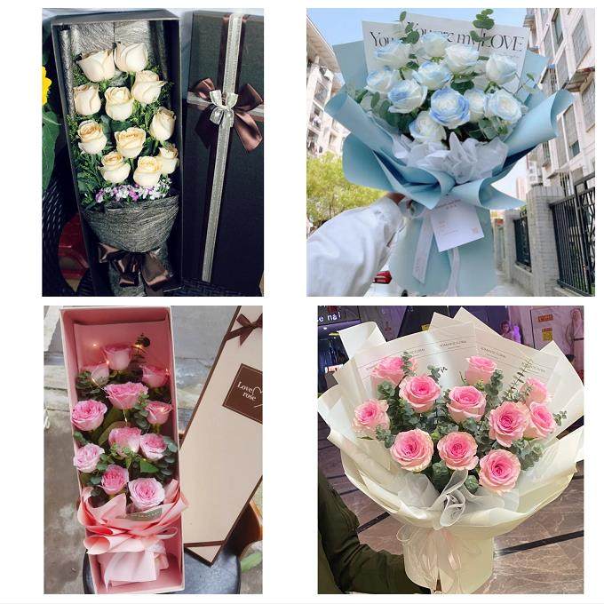 吉林通化市东昌二道江区辉南县同城鲜花店订圣诞玫瑰送女朋友老婆