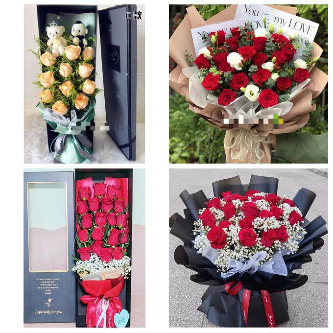 河北衡水安平故城阜城县深州市同城鲜花店订情人节玫瑰送女友老婆