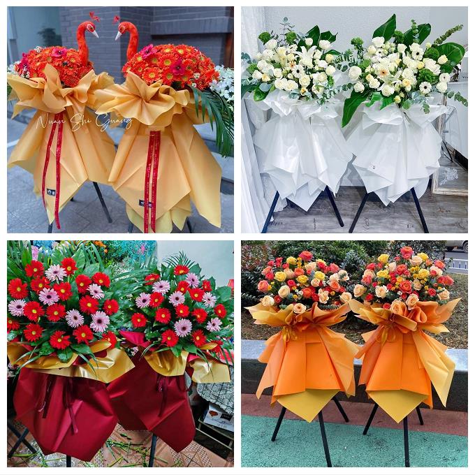 上海市青浦区朱家角练塘金泽同城鲜花店新店铺开业花篮送朋友公司