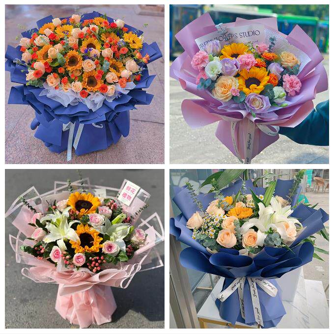四川宜宾市江安长宁县高县珙县同城鲜花店学生高考向日葵玫瑰花束