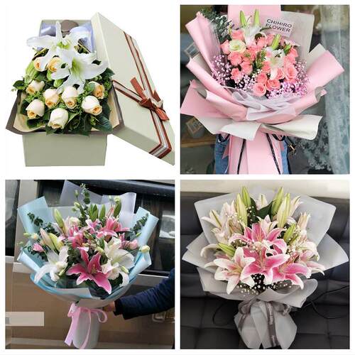 送朔州市朔城区平鲁区山阴县同城鲜花店订玫瑰百合送女友老婆生日