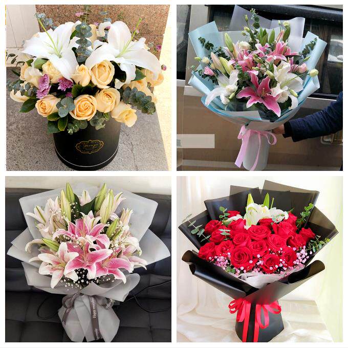 西安市新城碑林区莲湖灞桥区同城鲜花店订玫瑰百合送女友老婆生日