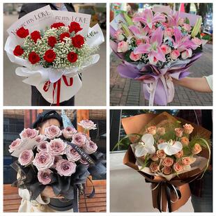 山西省晋城市城区沁水县阳城县鲜花店同城配送女朋友情人节红玫瑰